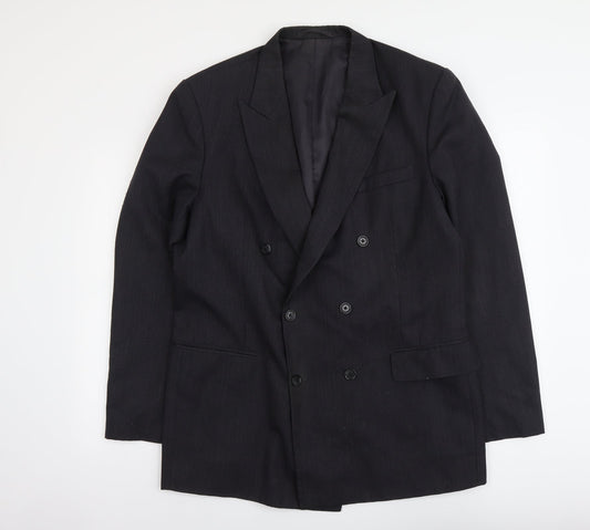 Sam's Mens Grey Polyester Jacket Suit Jacket Size L Regular
