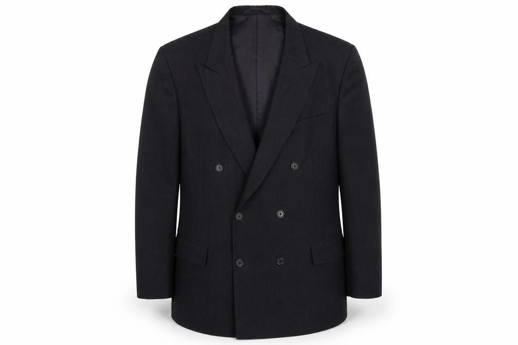 Sam's Mens Grey Polyester Jacket Suit Jacket Size L Regular