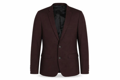 ASOS Mens Brown Polyester Jacket Suit Jacket Size 38 Regular