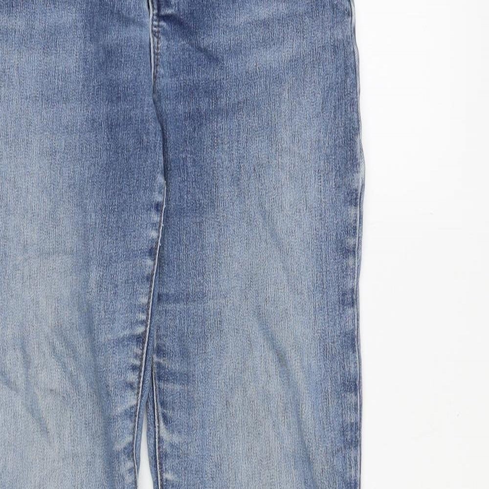 Yes Yes Womens Blue Cotton Skinny Jeans Size 8 Slim Zip