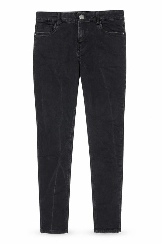 George Womens Black Cotton Skinny Jeans Size 10 Slim Zip
