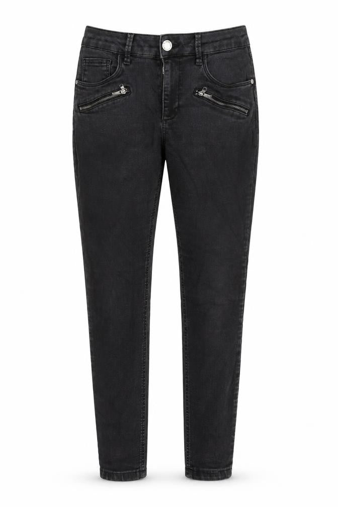 Marks & Spencer Womens Black Cotton Skinny Jeans Size 30 in Slim Zip