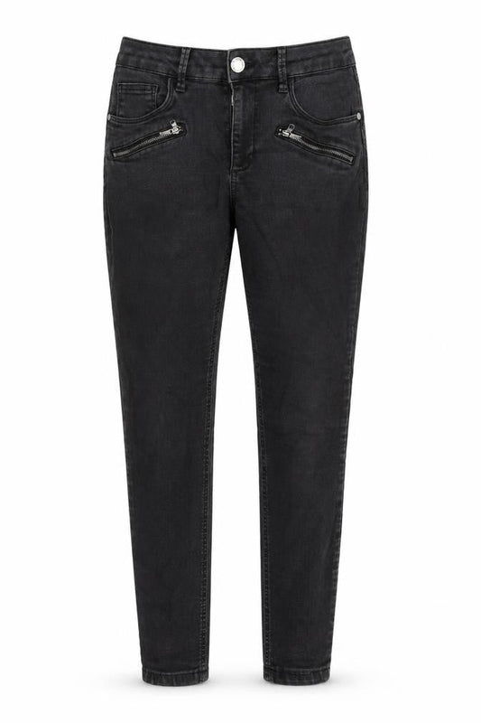 Marks & Spencer Womens Black Cotton Skinny Jeans Size 30 in Slim Zip