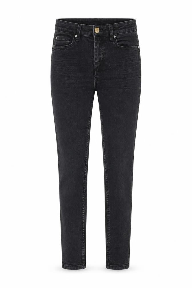 Marks & Spencer Womens Black Cotton Skinny Jeans Size 10 Slim Zip