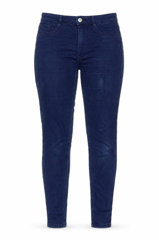 Pull&Bear Womens Blue Cotton Skinny Jeans Size 10 Slim Zip