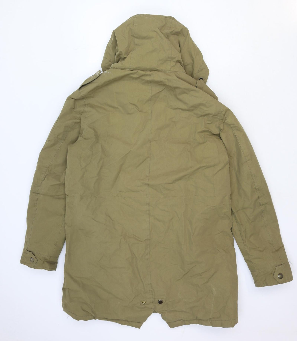 Brave Soul Womens Brown Jacket Size M Zip - Hooded