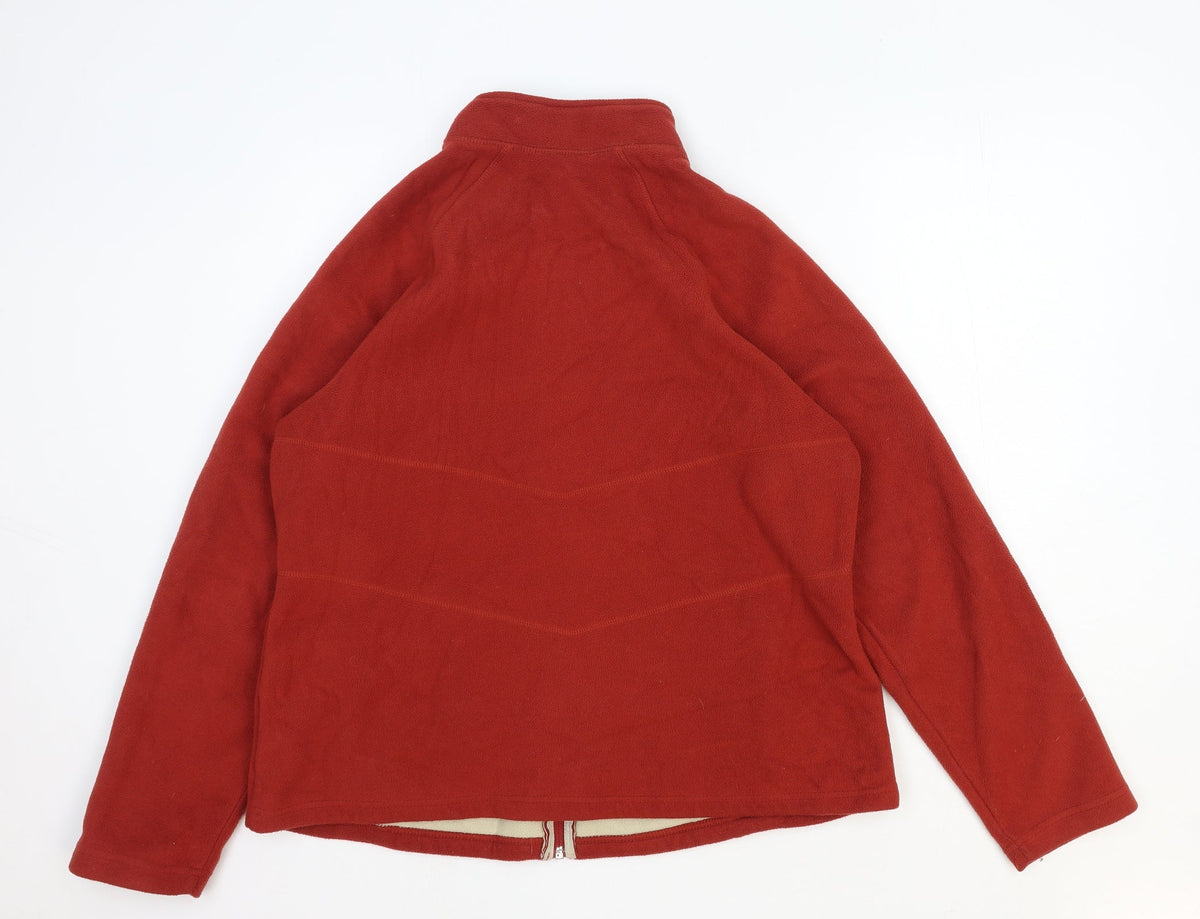 Reimans Womens Orange Jacket Size XL Zip