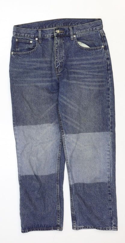 Cheap Monday Mens Blue Cotton Straight Jeans Size 31 in Regular Zip