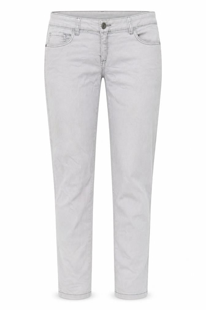 NEXT Womens Grey Cotton Skinny Jeans Size 12 Regular Zip