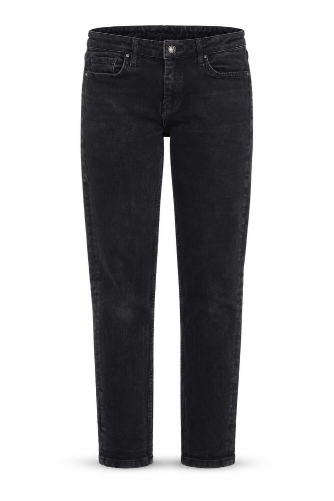 Topshop Womens Black Cotton Skinny Jeans Size 28 in Regular Zip