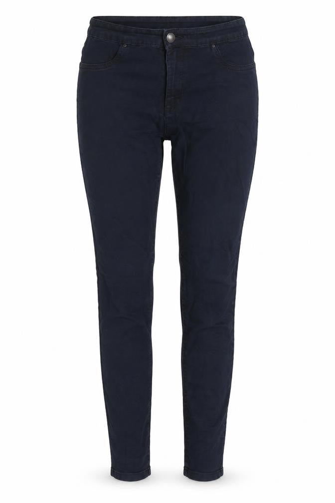 Peacocks Womens Blue Polyester Skinny Jeans Size 12 Regular Zip