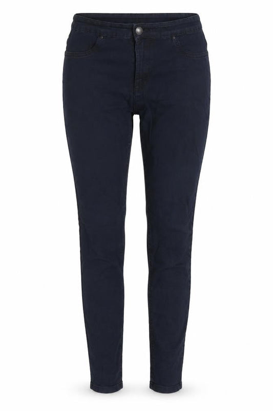 Peacocks Womens Blue Polyester Skinny Jeans Size 12 Regular Zip