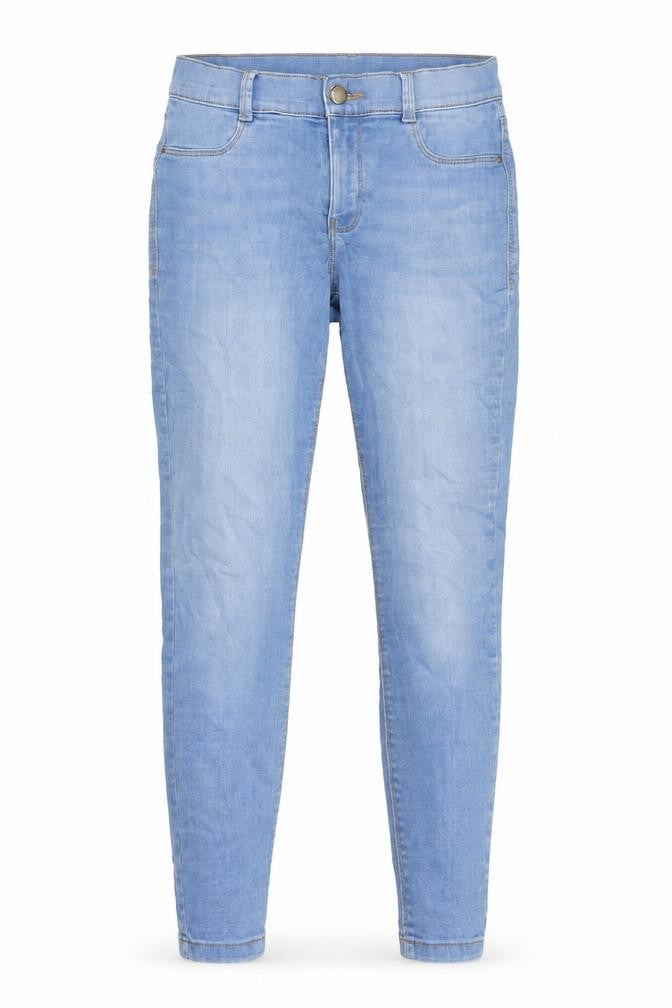 Dorothy Perkins Womens Blue Cotton Skinny Jeans Size 8 Regular Zip