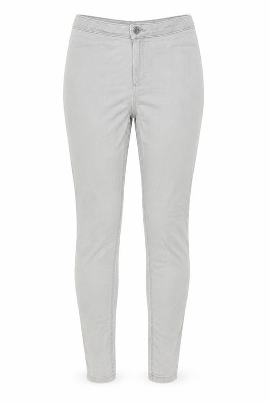 Marks & Spencer Womens Grey Cotton Skinny Jeans Size 12 L27 in Regular Button