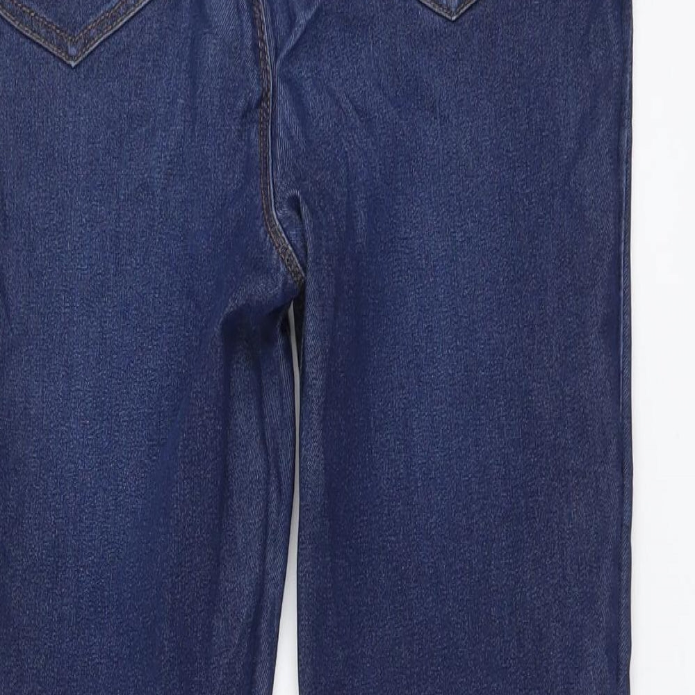 Papaya Womens Blue Cotton Jegging Jeans Size 8 L26 in Regular