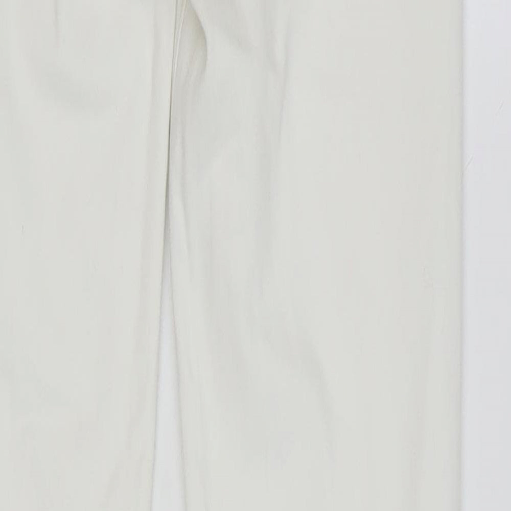 Toxik3 Womens White Cotton Skinny Jeans Size S Regular Button