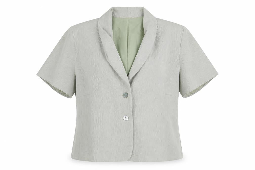 Bonmarché Womens Green Polyester Jacket Suit Top Size 16