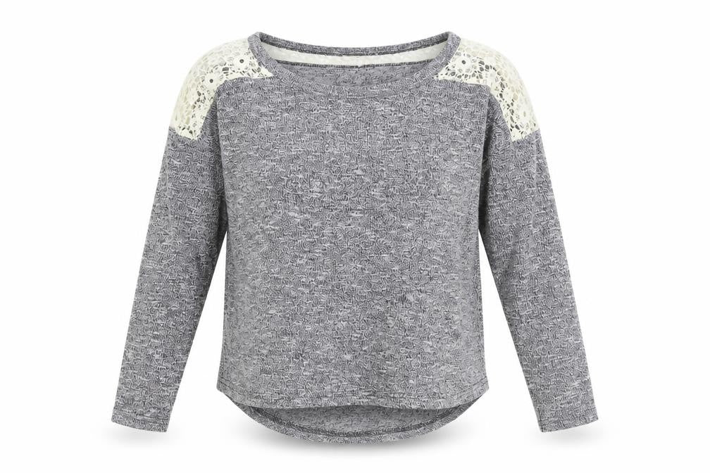 Ged London Womens Grey Round Neck Polyester Pullover Jumper Size S Pullover