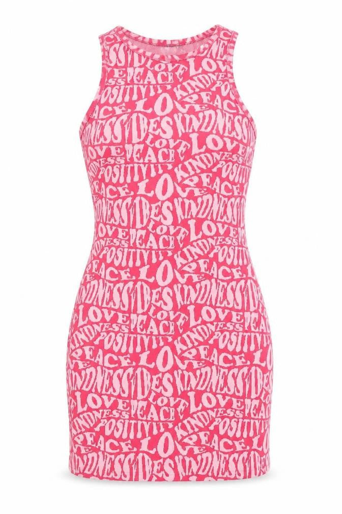 Primark Womens Pink Geometric Polyester Shift Size XS Round Neck Pullover
