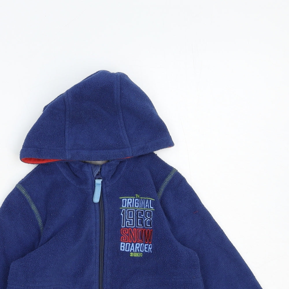Sigikid Boys Blue Jacket Size 10 Years Zip