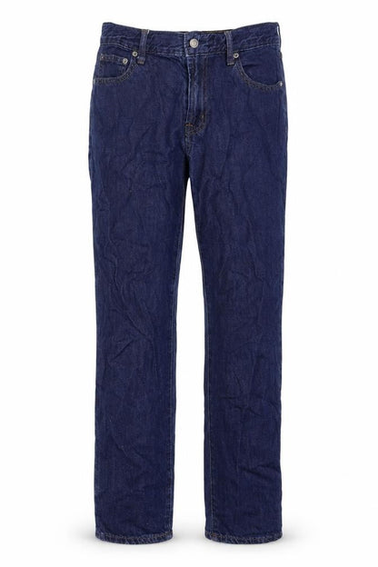 Gap Womens Blue Cotton Straight Jeans Size 26 in Regular Zip