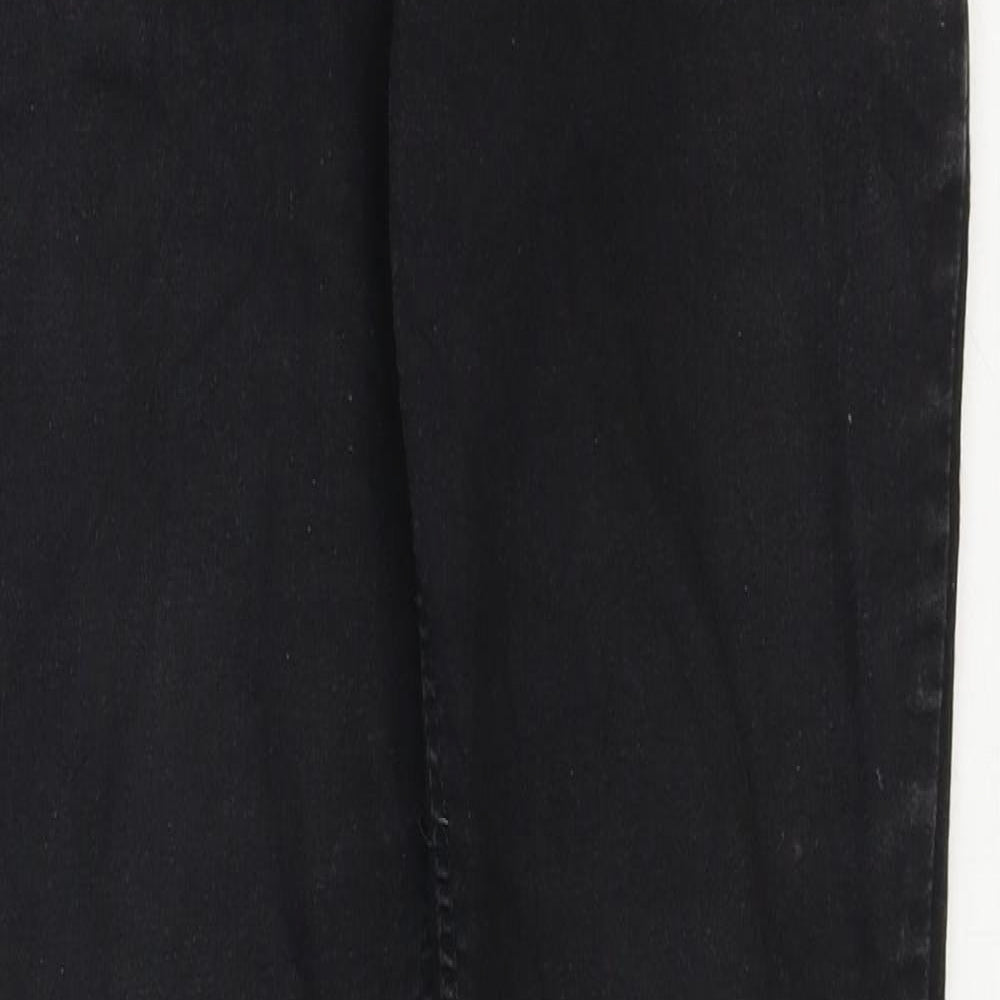 Dream Jeans Womens Black Cotton Skinny Jeans Size 26 in Regular Zip