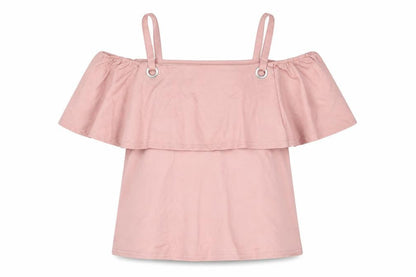 Atmosphere Womens Pink Polyester Basic Blouse Size 8 Square Neck