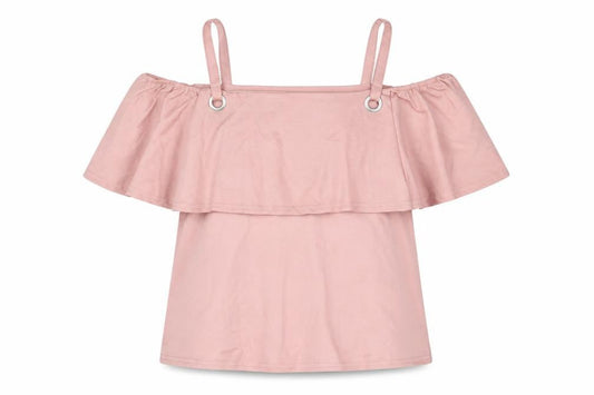 Atmosphere Womens Pink Polyester Basic Blouse Size 8 Square Neck