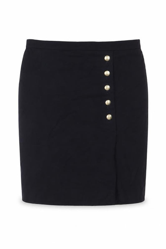 Arkis Club Womens Blue Cotton Straight & Pencil Skirt Size 22 Zip