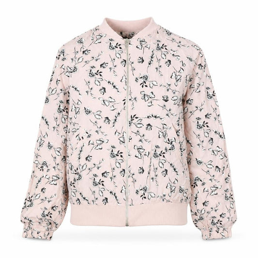 Atmosphere Womens Pink Geometric Varsity Jacket Jacket Size 14 Zip