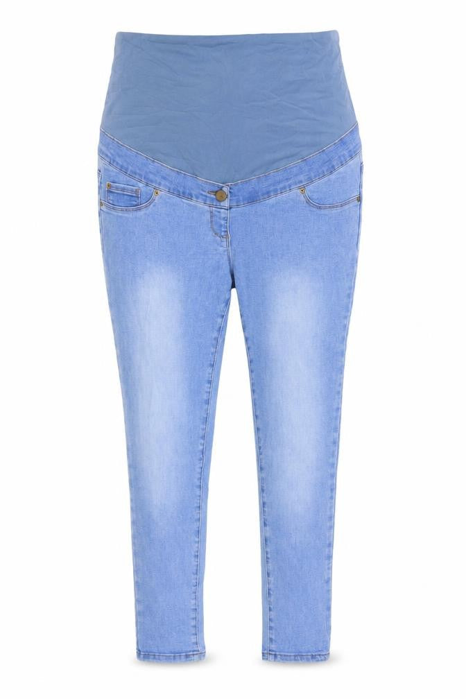 NEXT Womens Blue Cotton Jegging Jeans Size 10 L26 in Regular Button