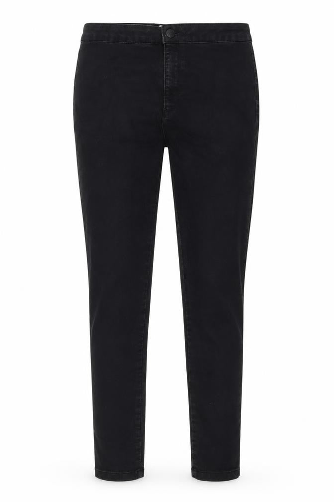 Miss Selfridge Womens Black Cotton Skinny Jeans Size 12 L26 in Regular Button