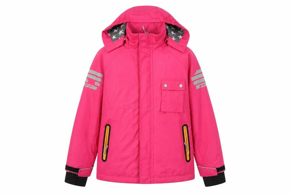 Jonathan Girls Pink Windbreaker Jacket Size 11 Years Zip