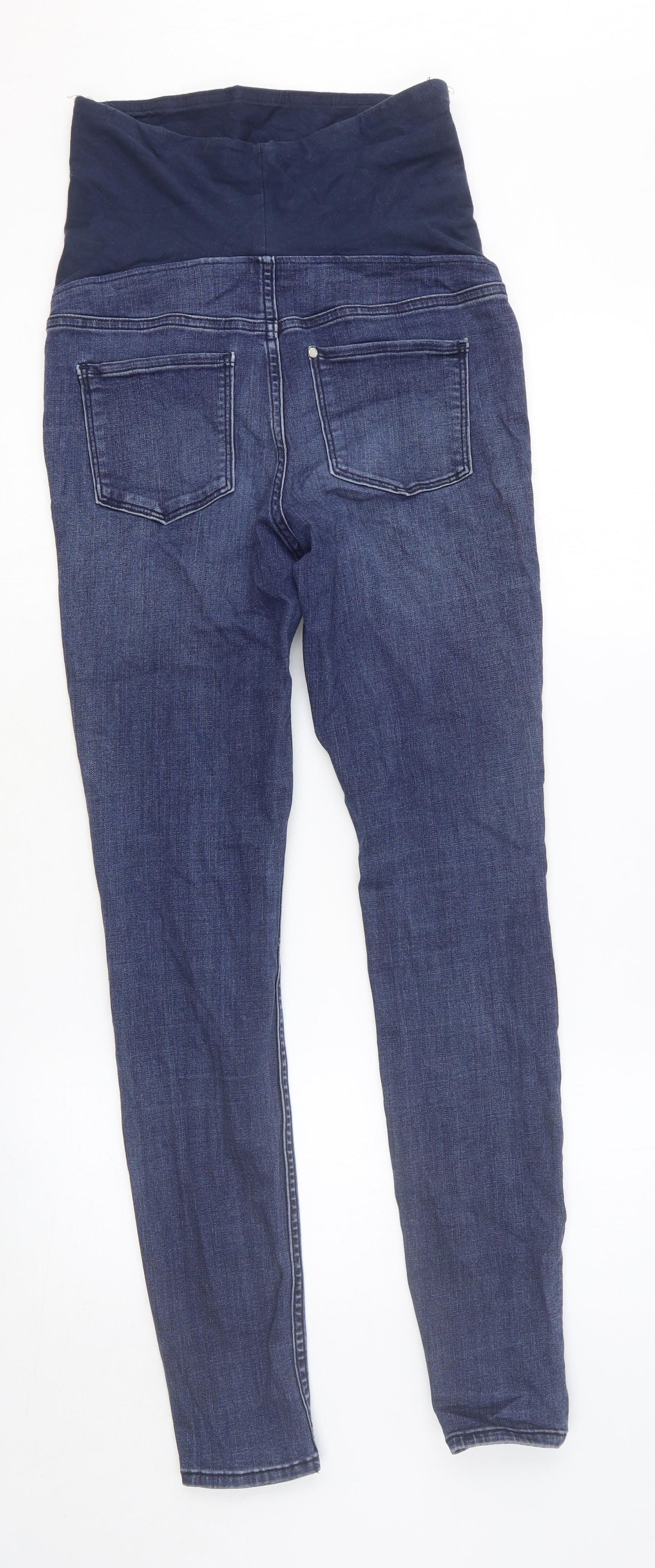 H&M Womens Black Cotton Skinny Jeans Size S Regular