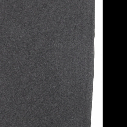 Next Womens Grey Herringbone Viscose Straight & Pencil Skirt Size 14