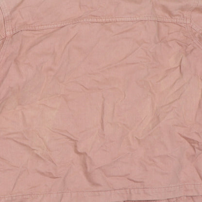 Topshop Womens Pink Jacket Size 12 Button
