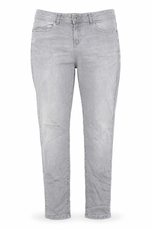 TU Womens Grey Cotton Skinny Jeans Size 14 Regular Zip