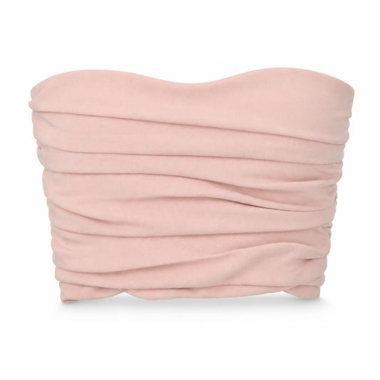 Zara Womens Pink Polyester Cropped Tank Size M Off the Shoulder