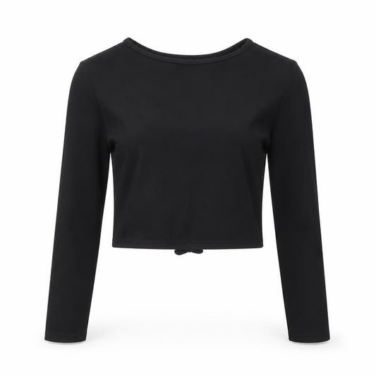 PRETTYLITTLETHING Womens Black Polyester Basic T-Shirt Size S Round Neck
