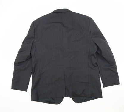 Ciro Citterio Mens Grey Polyester Jacket Suit Jacket Size 44 Regular