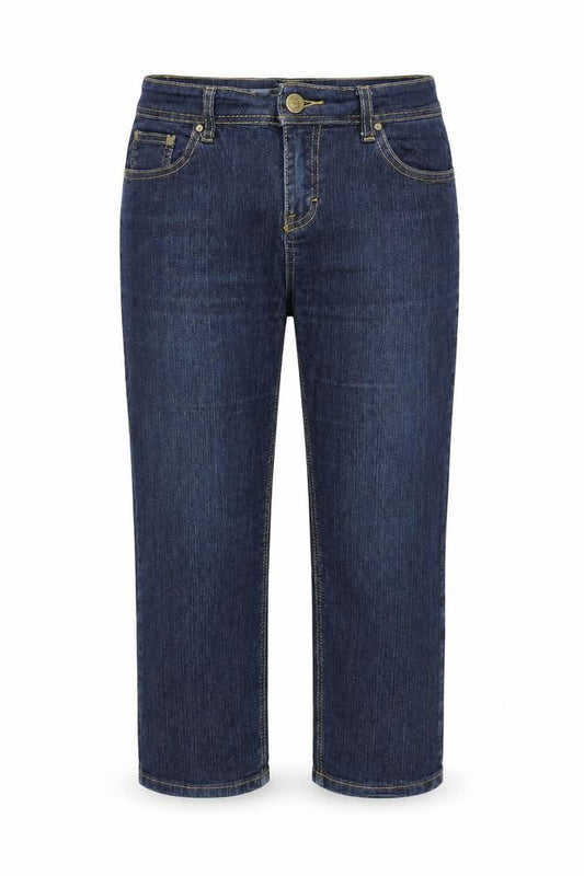 Bogari Womens Blue Cotton Straight Jeans Size 32 in Regular Zip