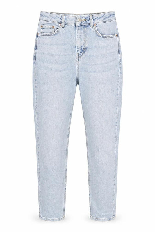 Topshop Womens Blue Cotton Skinny Jeans Size 26 in Regular Zip