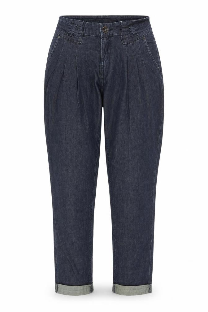 Select Denim Womens Blue Cotton Straight Jeans Size 12 Regular Zip