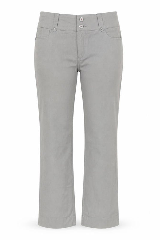 Blurr Womens Grey Cotton Straight Jeans Size 32 in Regular Zip