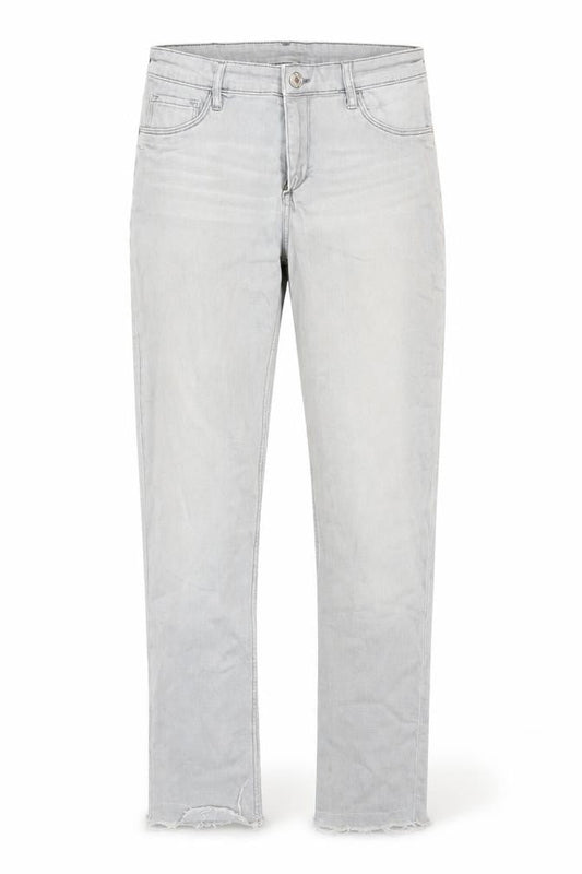 & Denim Girls Grey Cotton Straight Jeans Size 14 Years Regular Zip