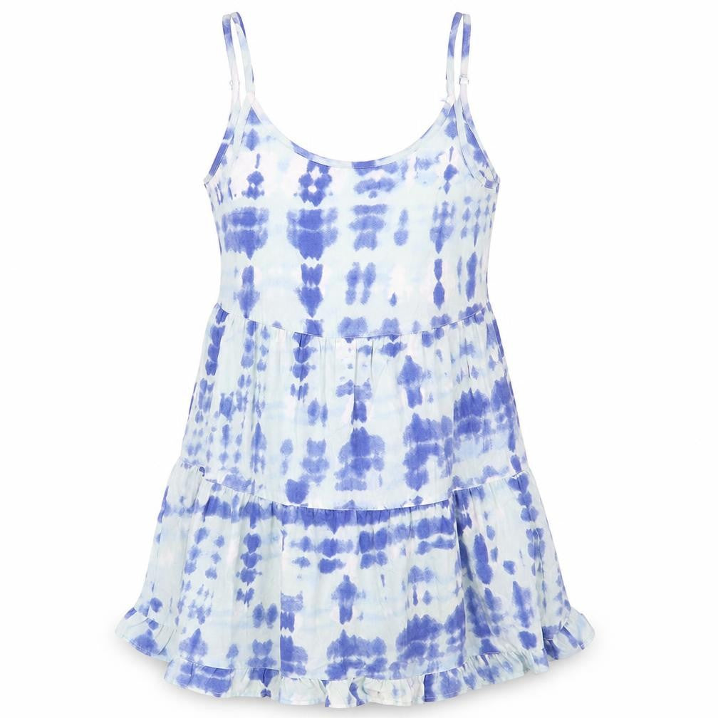 Atmosphere Womens Blue Geometric Polyester Mini Size S Scoop Neck Pullover