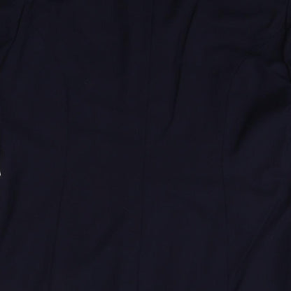Modern essentials Womens Blue Wool Jacket Blazer Size 14