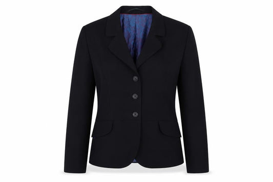 Wardrobe Womens Black Polyester Jacket Blazer Size 12