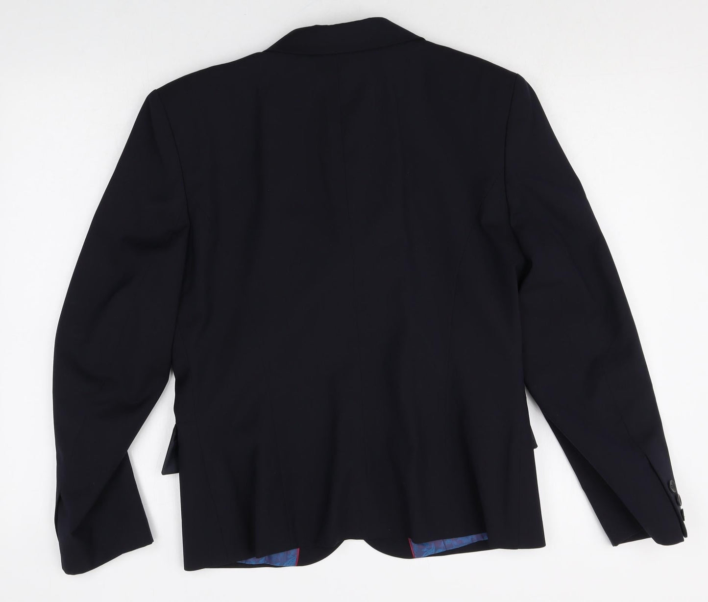 Wardrobe Womens Black Polyester Jacket Blazer Size 12