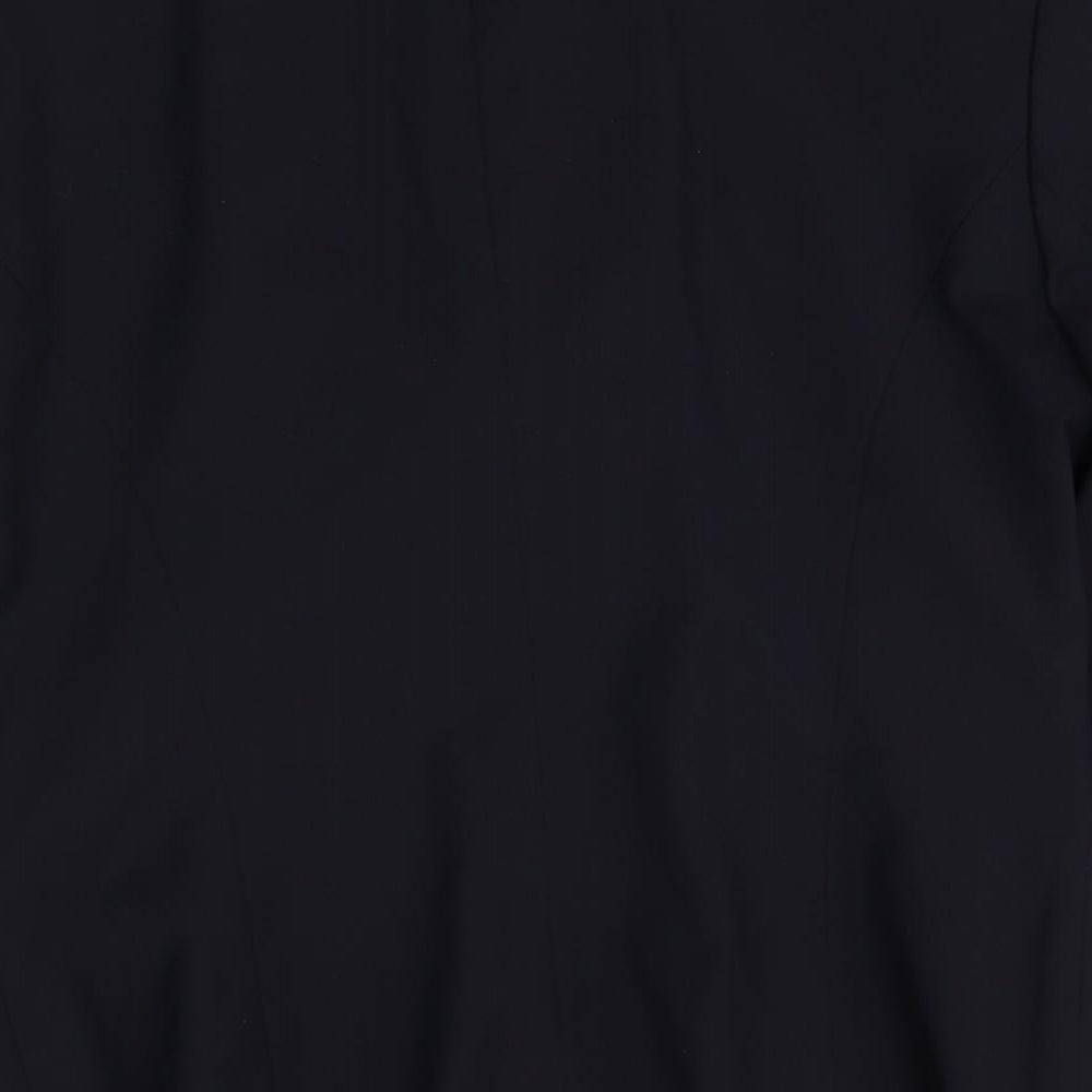 Wardrobe Womens Black Polyester Jacket Blazer Size 12